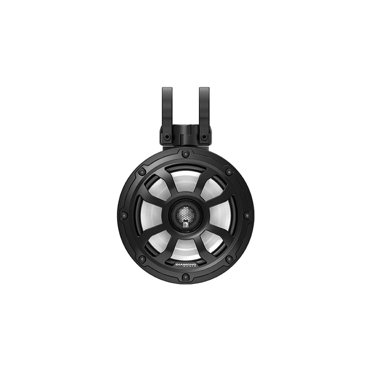 6.5" 2 - Way Marine Tower Speaker w/Titanium Dome Tweeter (Black) - POD65F4B - POD65F4B - Diamond Audio