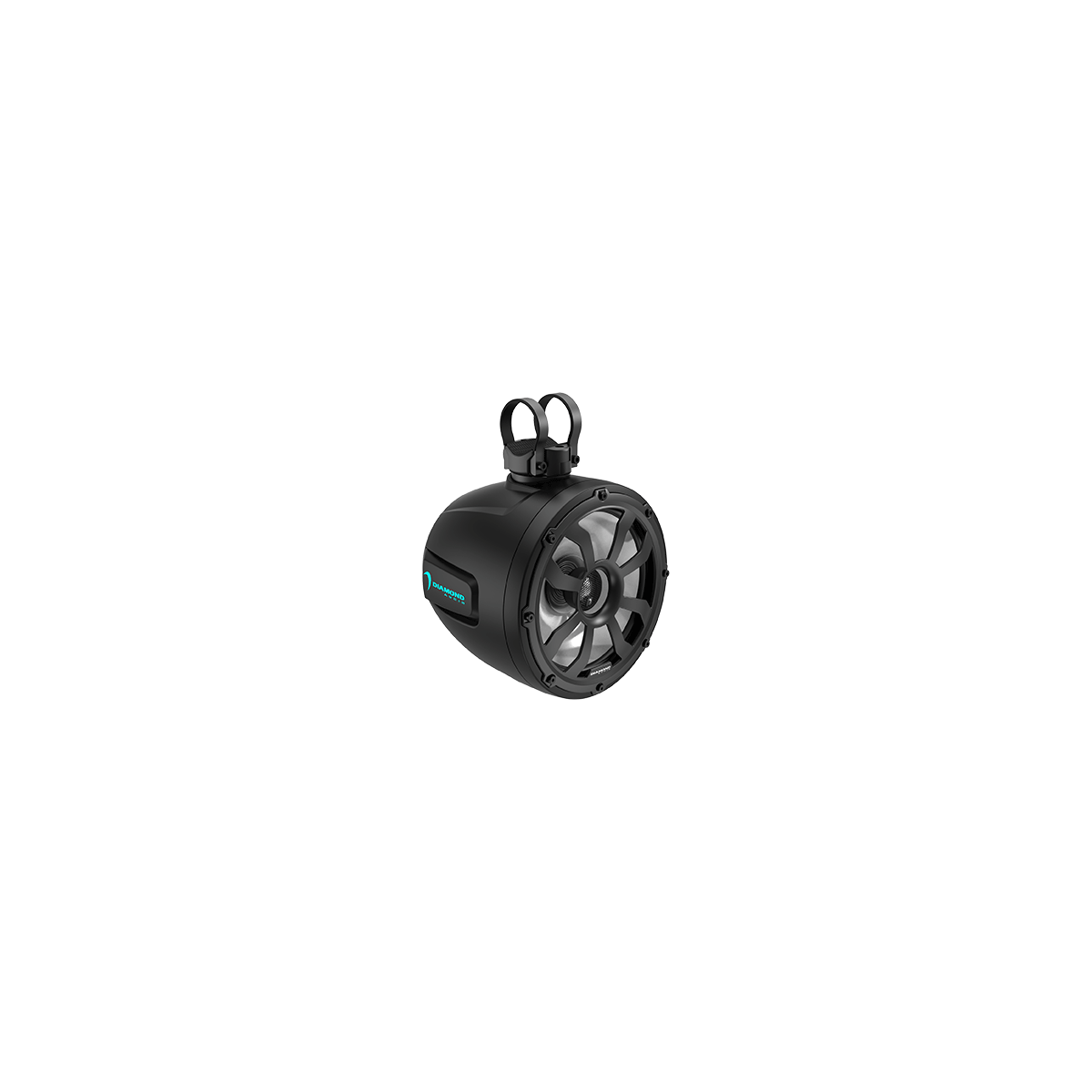 POD8F4B - 8" 2 - Way Marine Tower Speaker w/Titanium Dome Tweeter (Black) - POD8F4B - Diamond Audio