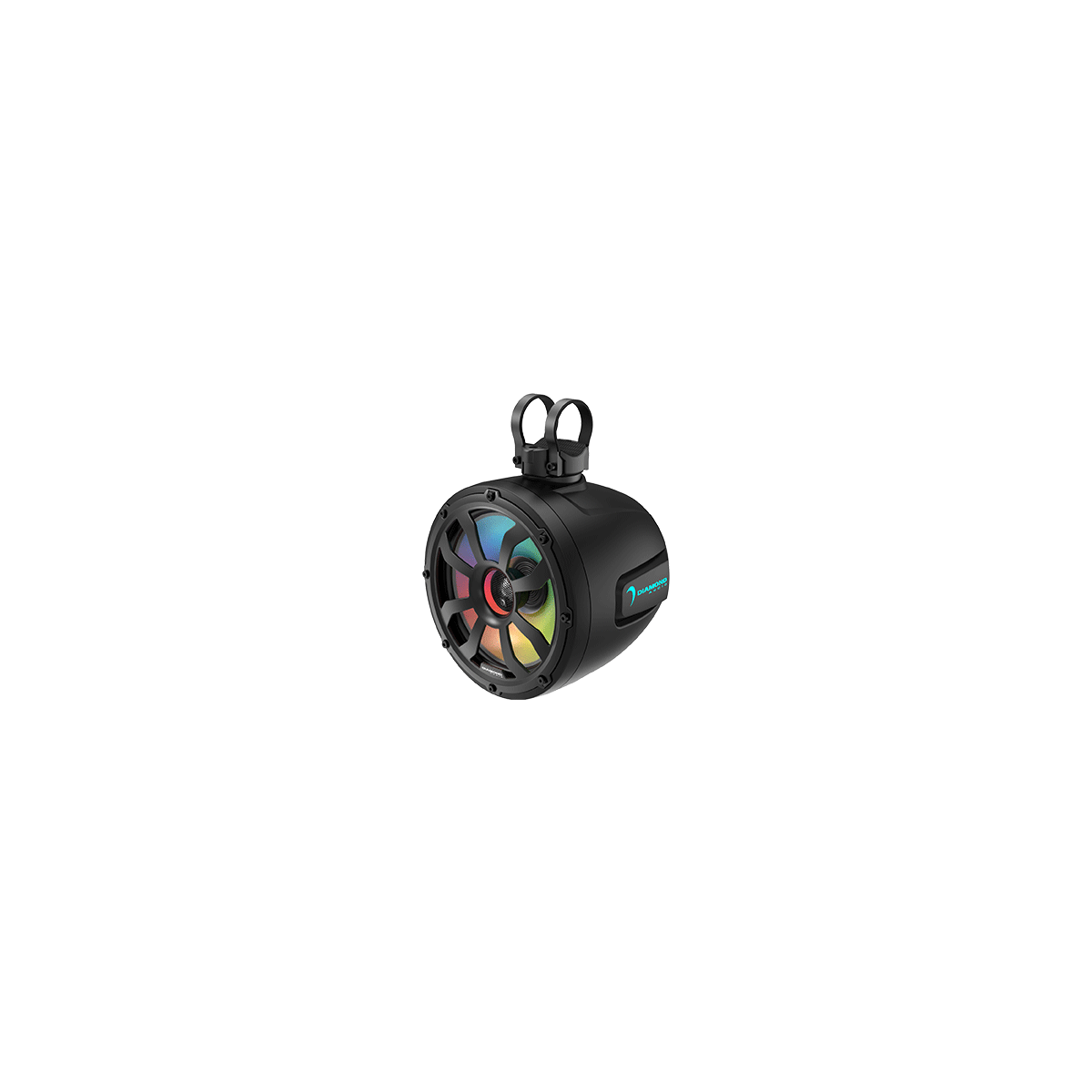 POD8F4B - 8" 2 - Way Marine Tower Speaker w/Titanium Dome Tweeter (Black) - POD8F4B - Diamond Audio