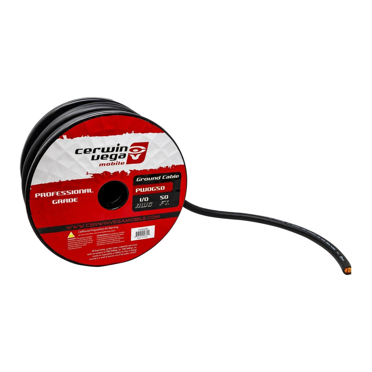 CERWIN-VEGA OFC 1/0 Gauge Ground Wire - PW0G50