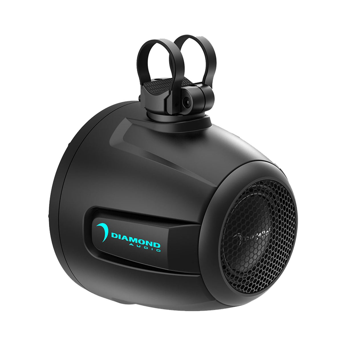 10" 2 - Way Marine Tower Speaker w/Titanium Dome Tweeter (Black) - POD10F4B - POD10F4B - Diamond Audio