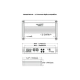 SRPM Stroker 2-Channel Full Range Class-D Amplifier - SRPM700.2D