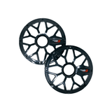 RPM Stroker 6.5" Flush Mount Speaker Grill, Black Pair, Steel With Powder Coating - SM65FBB