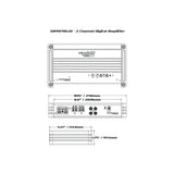 SRPM Stroker 2-Channel Full Range Class-D Amplifier - SRPM700.2DW