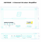 Stroker 1-Channel 500W RMS Class-D Mono Block Amplifier - S9750.1D