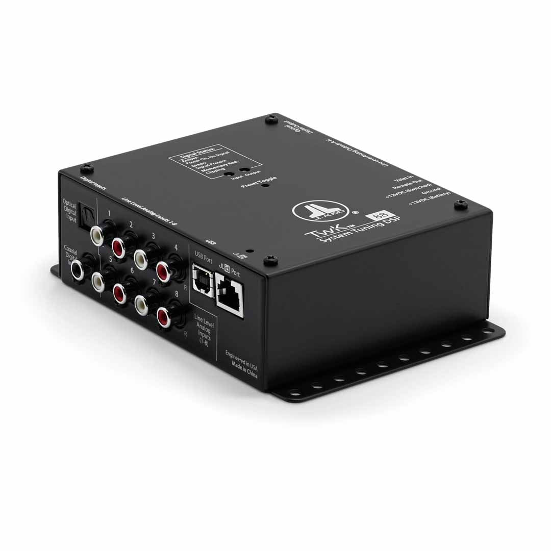 JL Audio TwK-88, System Tuning DSP, 8-ch. Analog & Digital Inputs / 8-ch. Analog Outputs Processor