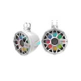 2-Way Speaker System - Pair, Black & White
