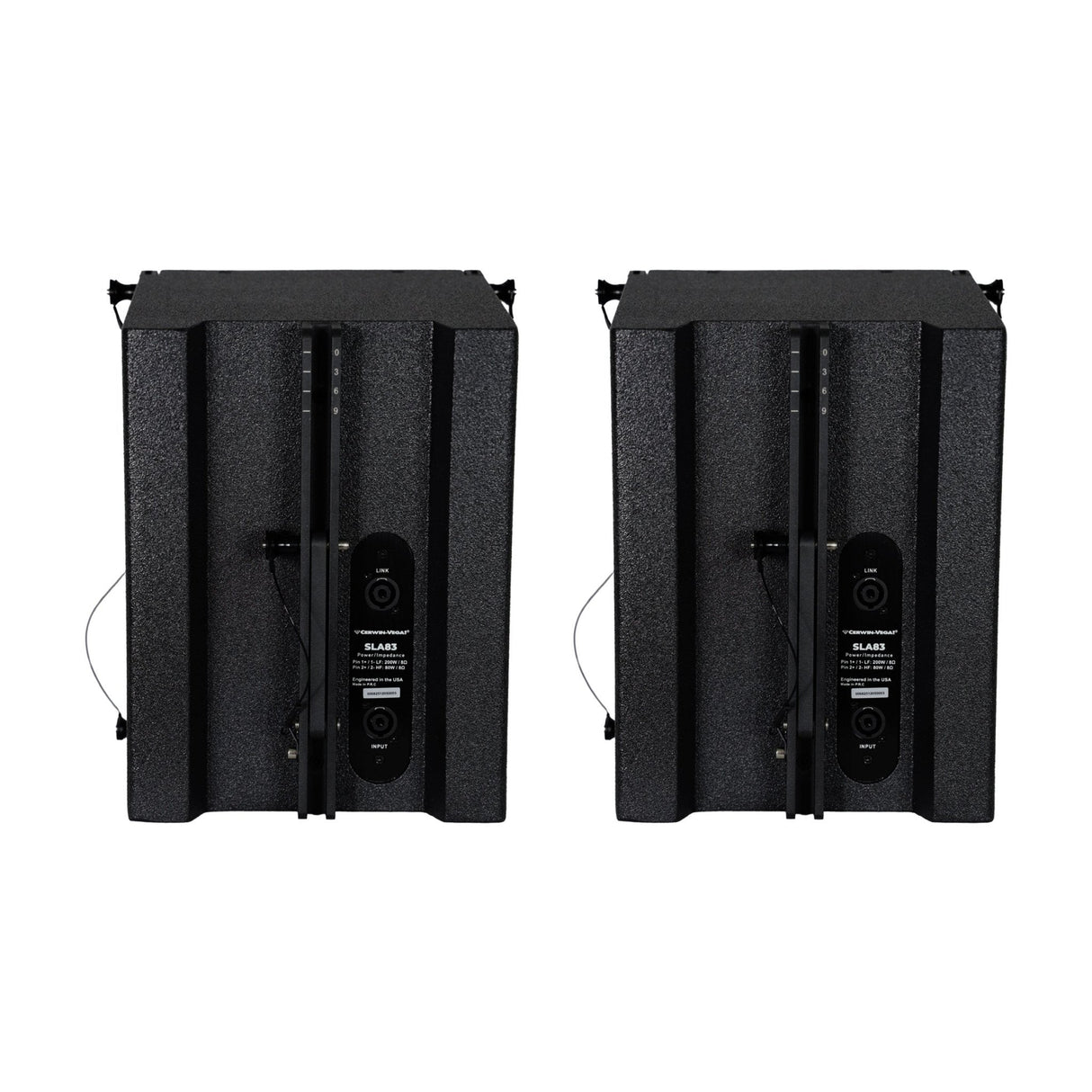 8x3" Mid/Bass & 4x1" Tweeter Powered Medium Line Array Loudspeaker - SLA83 - Cerwin Vega