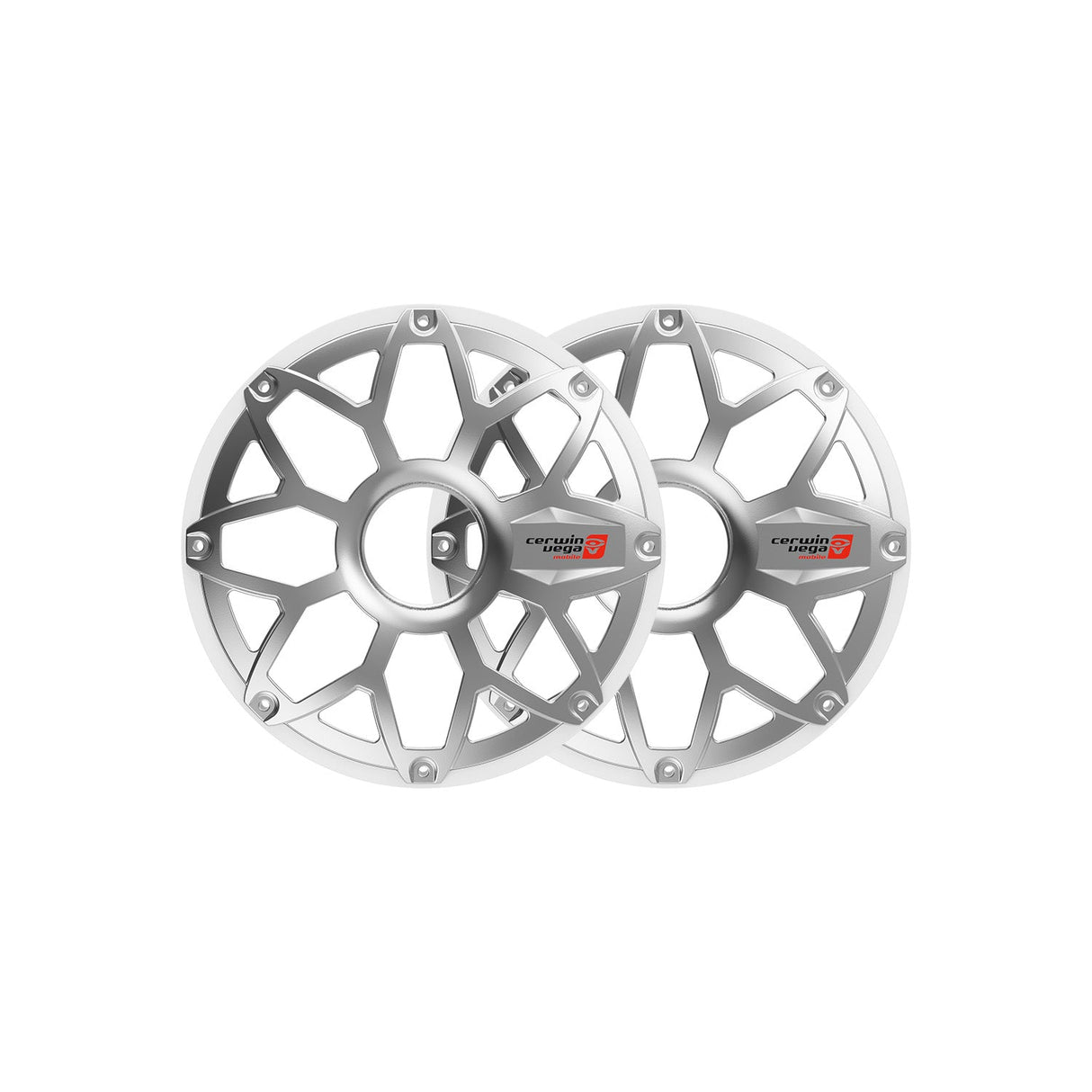 10" RPM Stroker Flush Mount Speaker Grill, (Pair) - SM10FGW - Cerwin Vega