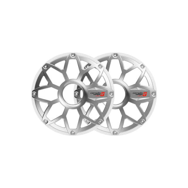 10" RPM Stroker Flush Mount Speaker Grill, (Pair) - SM10FGW - Cerwin Vega