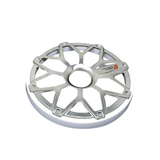 Cerwin-Vega SM65FGW 6.5 Inch RPM Stroker Flush Mount Speaker Grill White and Stainless Pair