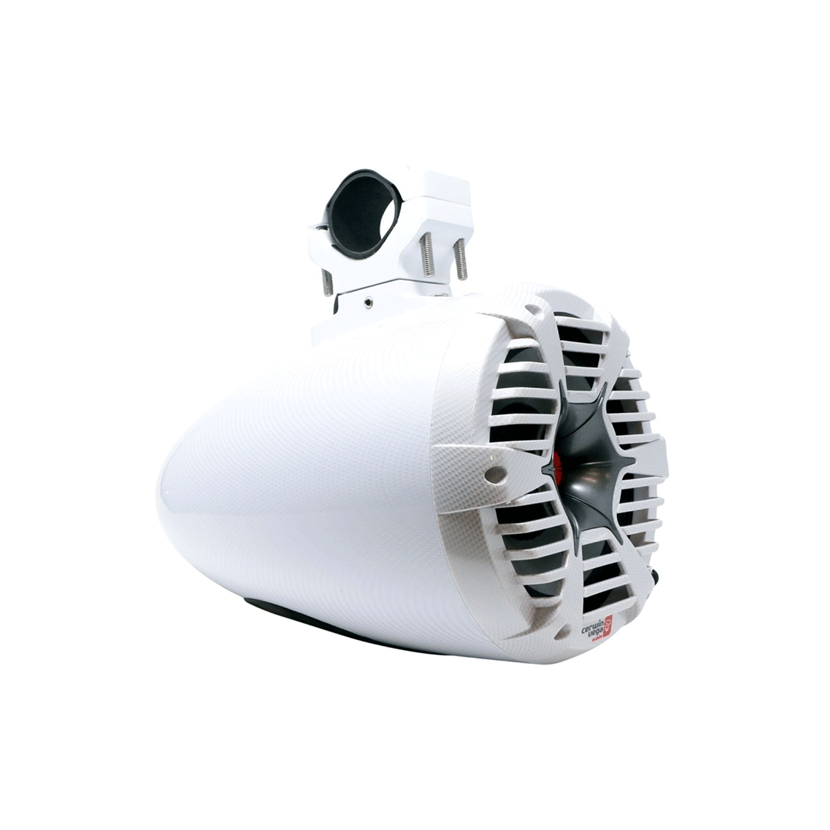 RPM STROKER Single 6.5" or 8" + 1" PRO Marine Tower Kit - Carbon Fiber/Black - 400W MAX / 200W RMS