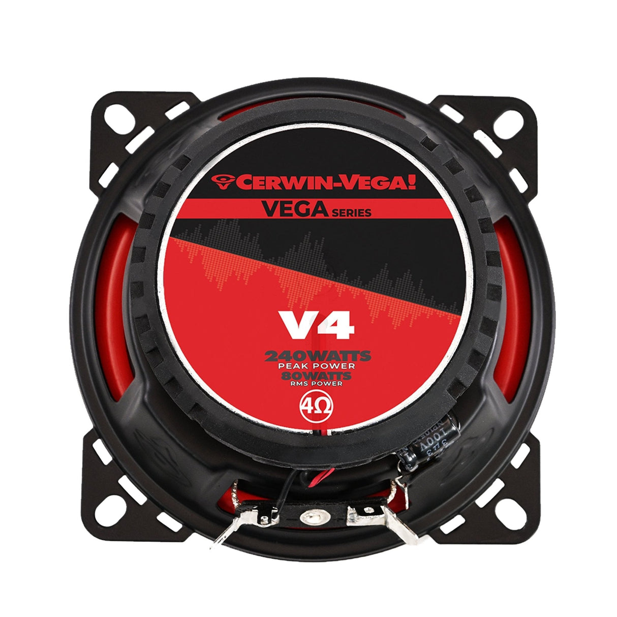 Vega 4" 2-Way Coaxial Speakers (4Ω) - V4