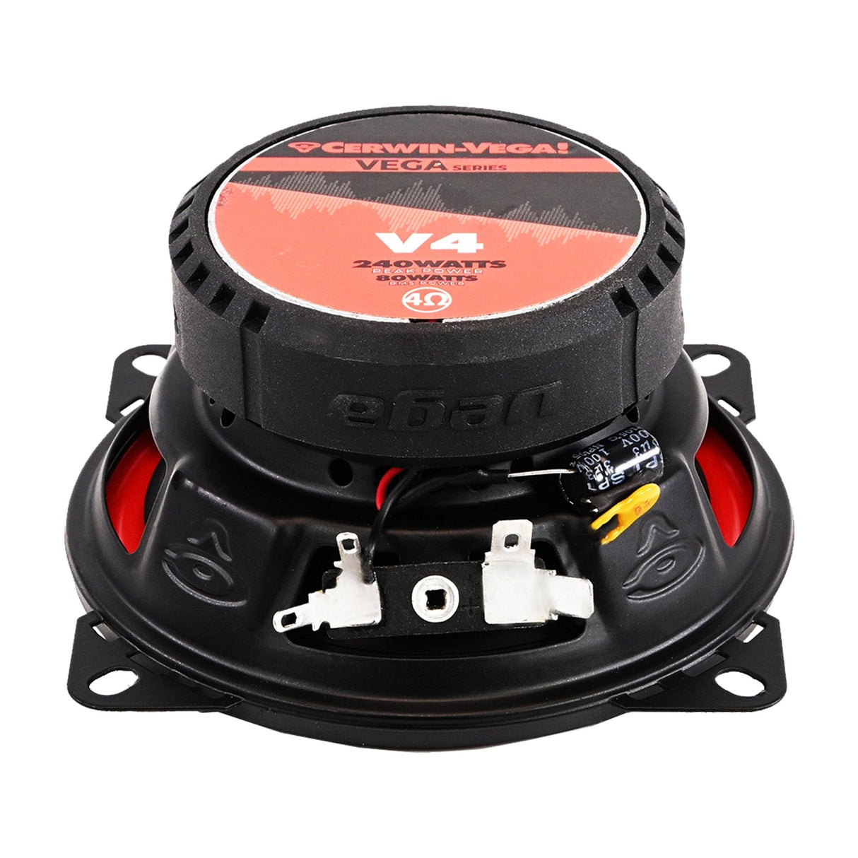 Vega 4" 2-Way Coaxial Speakers (4Ω) - V4