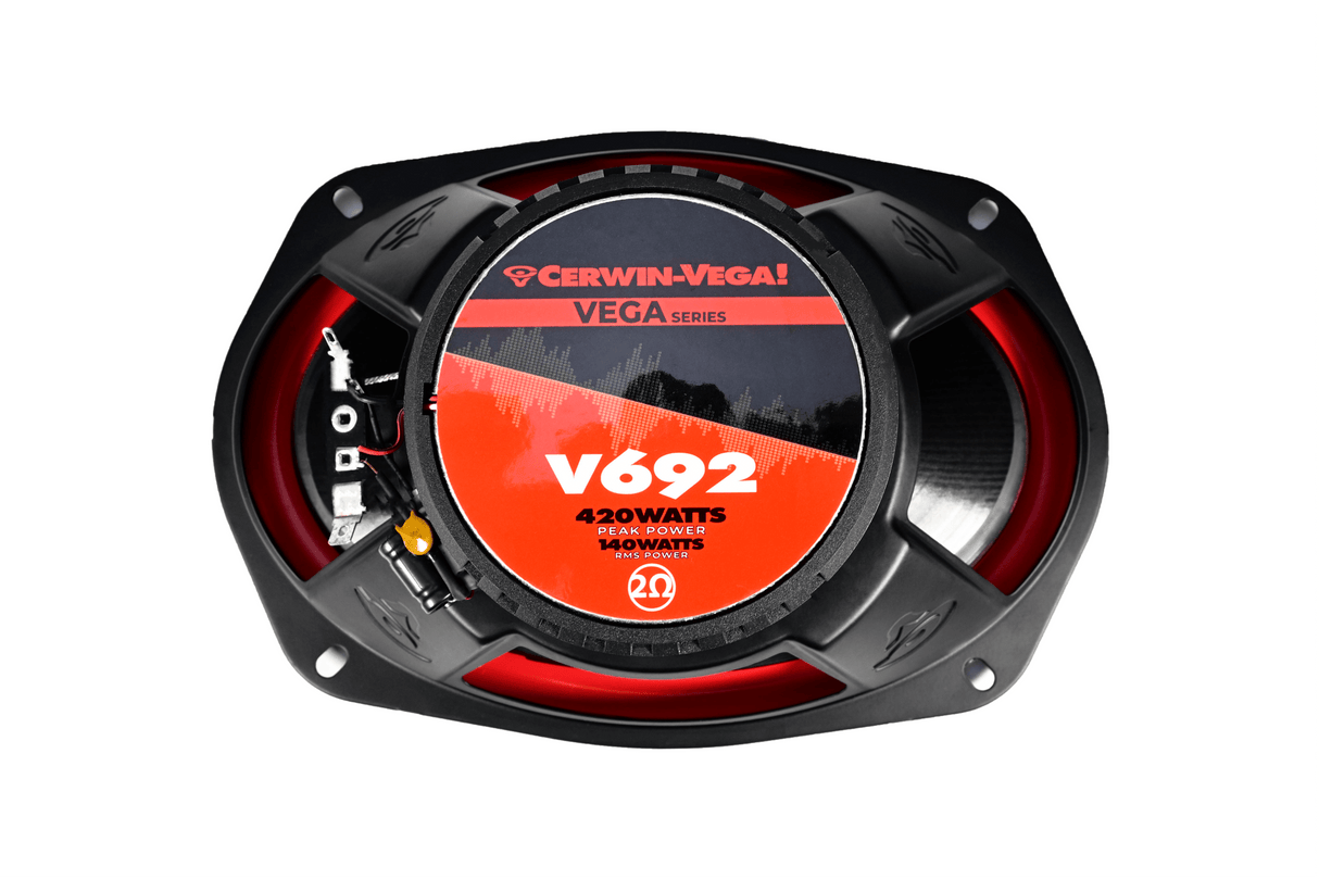 Vega 6"x 9" 2-WAY COAXIAL FULL RANGE SPEAKERS (2Ω) - V692