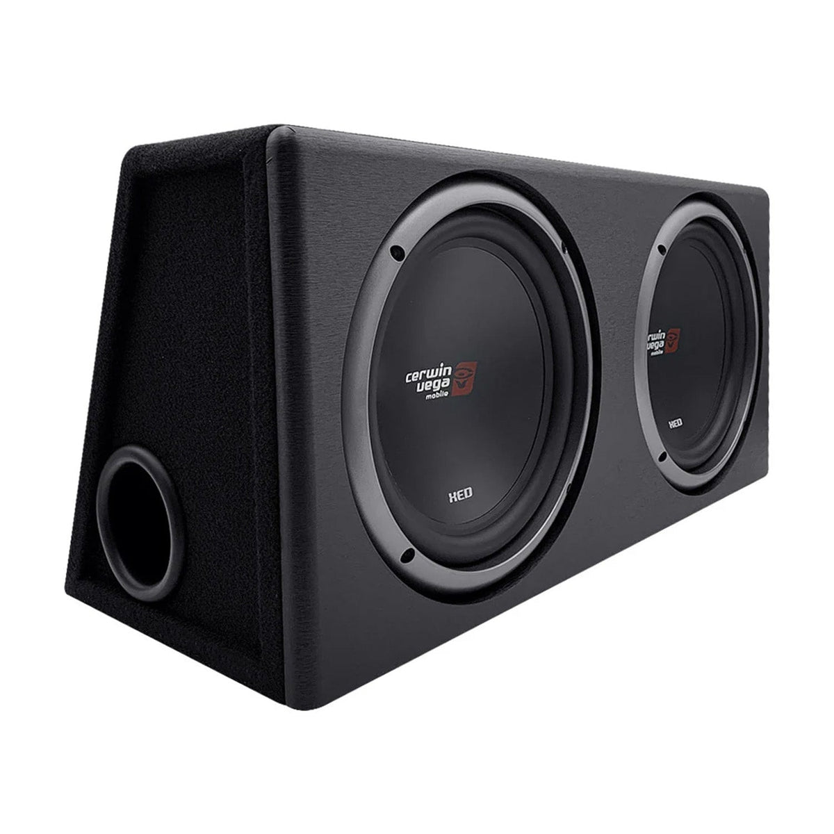 10" XED Series Dual Vented Subwoofer Enclosure (2Ω) - XE10DV - Cerwin Vega