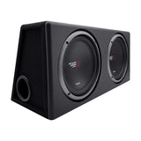 10" XED Series Dual Vented Subwoofer Enclosure (2Ω) - XE10DV - Cerwin Vega
