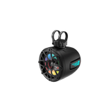 2-Way Speaker System - Pair, Black & White