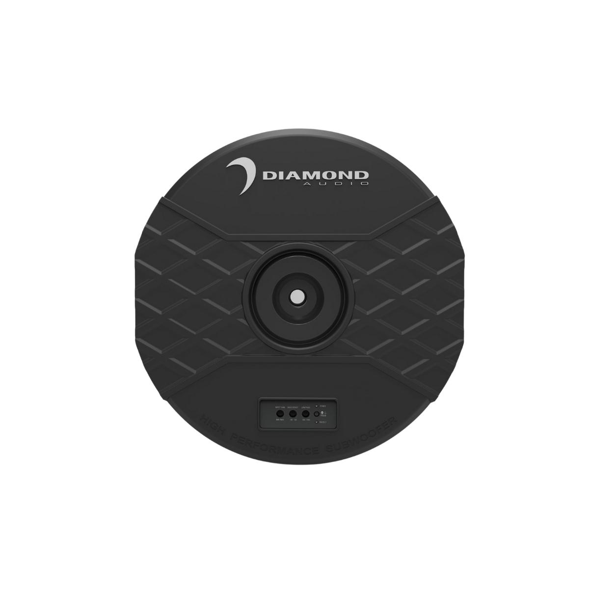 DMD Series 11" Spare Tire Active Subwoofer Enclosure - DAST12 - DAST12 - Diamond Audio