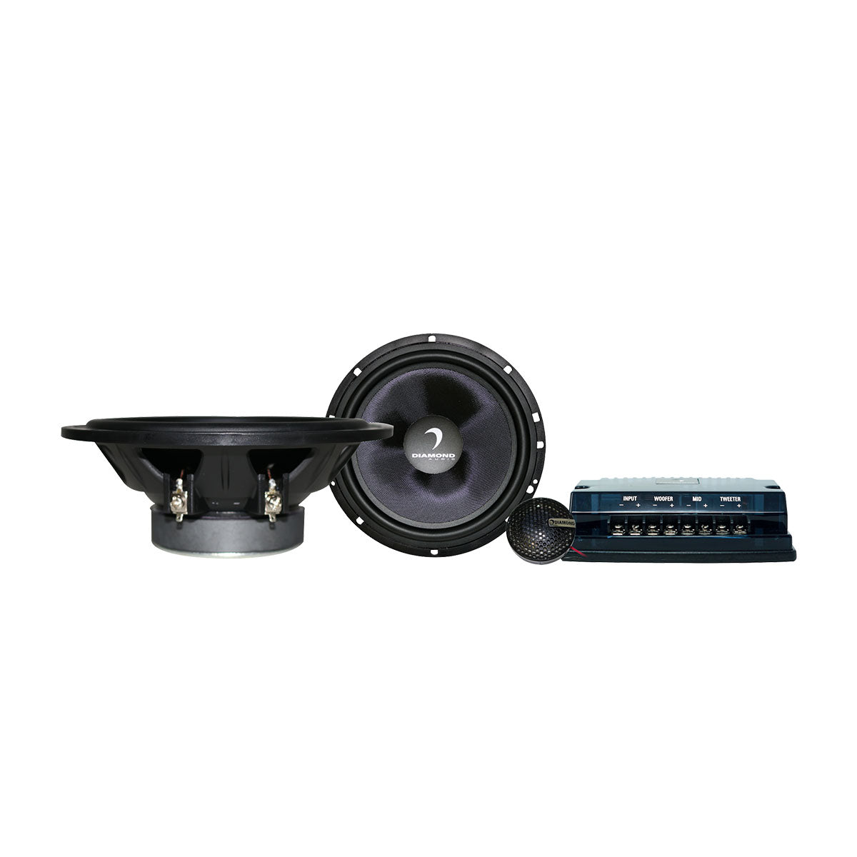 Diamond Audio DES65C 6.5" 2-Way Component System 25mm Aluminum Dome Tweeter