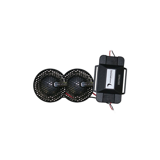 DESTAK - 1" (25mm) Add - on Aluminum Dome Tweeter Kit with Crossover - DESTAK - Diamond Audio