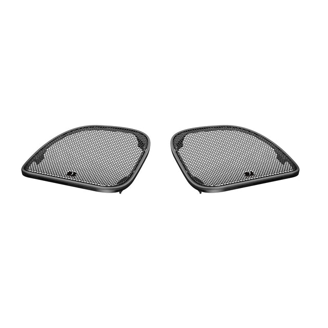2014 - 2023 Harley Davidson® Road Glide Faring Grills With Diamond Logo (Pair) - DHDRG - DHDRG - Diamond Audio