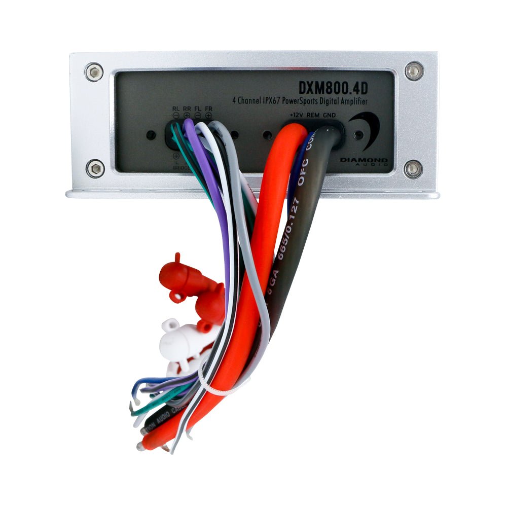 DXM Series 4 - Channel Full Range Class D Waterproof Amplifier - DXM800.4D - DXM800.4D - Diamond Audio