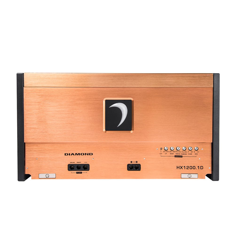 HX1200.1D - HEX Series 1200W RMS Class D Monoblock Amplifier - HX1200.1D - Diamond Audio