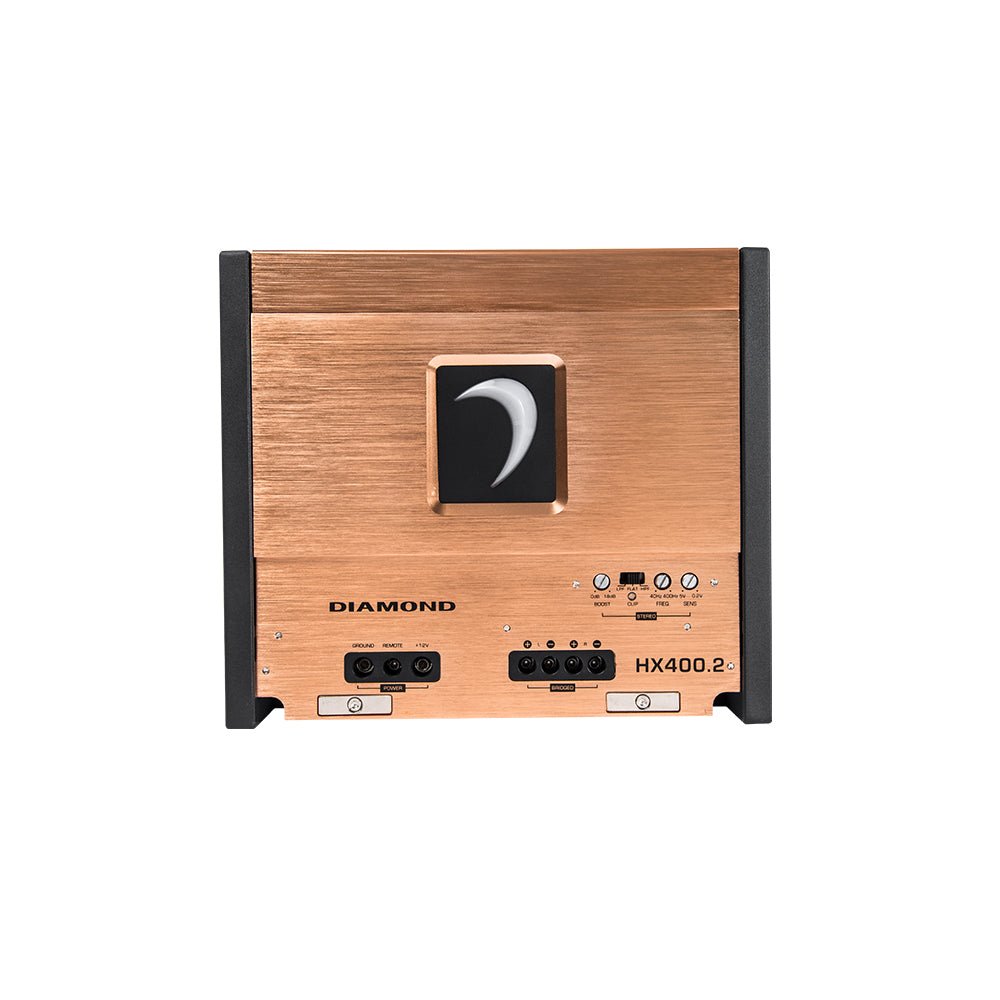 HX400.2 - HEX Series 2 - Channel 400W RMS Full Range Class D Amplifier - HX400.2 - Diamond Audio