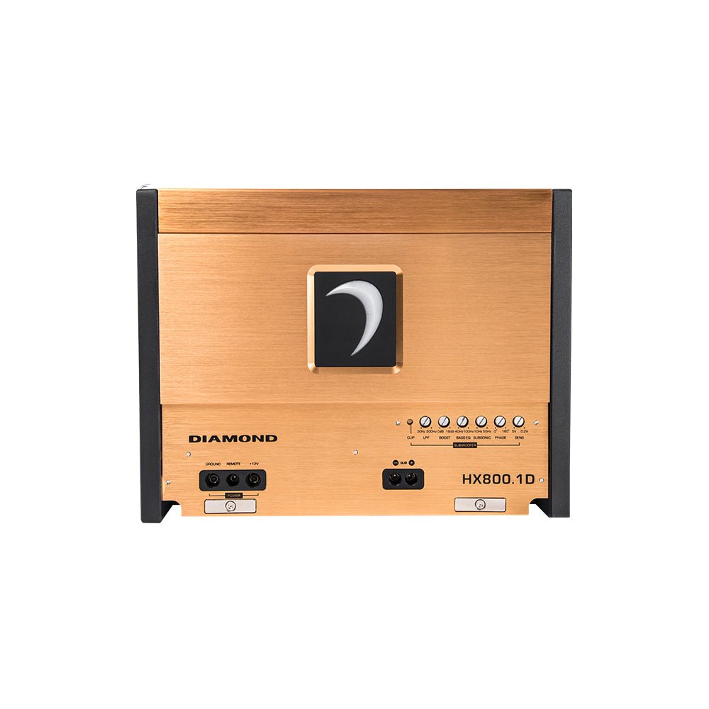 HX800.1D - HEX Series 800W RMS Class D Monoblock Amplifier - HX800.1D - Diamond Audio