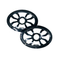 HXM69FBB – 6"x9" Flush Mount Speaker Grills - Black (Pair) - HXM69FBB - Diamond Audio