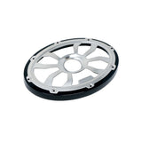 HXM69FGB - 6"x9" Flush Mount Speaker Grills - Brushed Aluminum/Black (Pair) - HXM69FGB - Diamond Audio