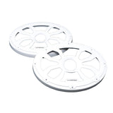 HXM69FWW - 6.5" Flush Mount Speaker Grills - White (Pair) - HXM69FWW - Diamond Audio