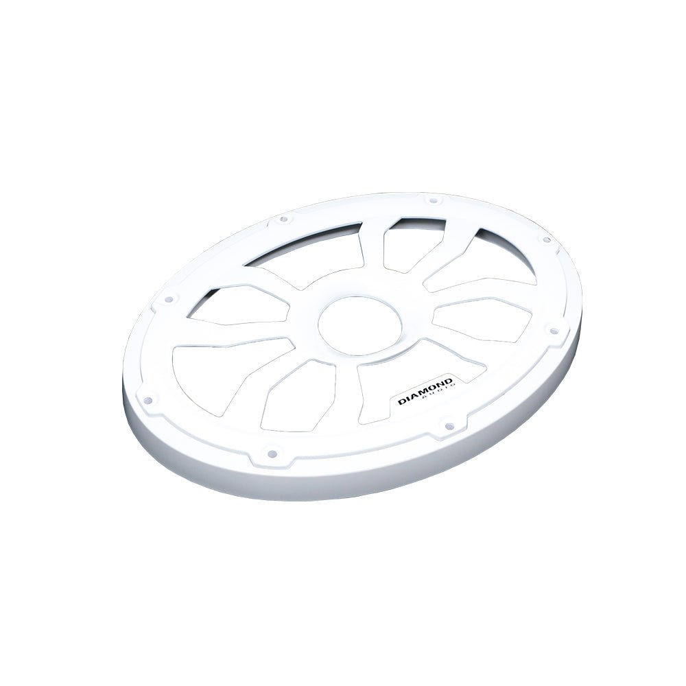 HXM69FWW - 6.5" Flush Mount Speaker Grills - White (Pair) - HXM69FWW - Diamond Audio