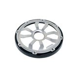 HXM8FGB - 8" Elite Flush Mount Speaker Grills - Brushed Aluminum/Black (Pair) - HXM8FGB - Diamond Audio