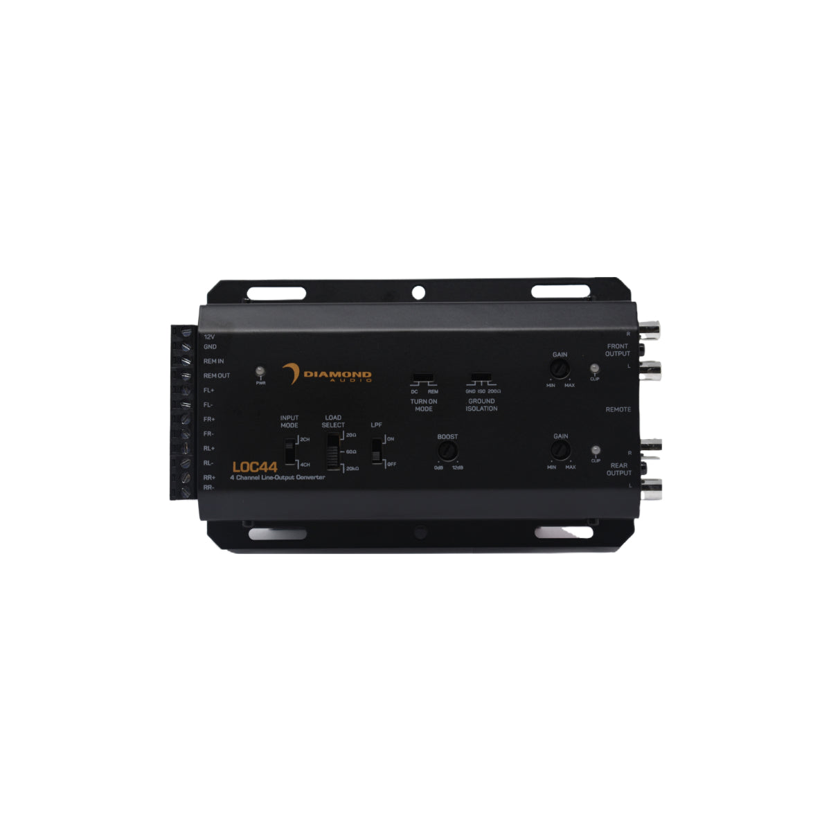 Diamond Audio LOC44 4-Channel (4 IN / 4 OUT) Line-Output Converter