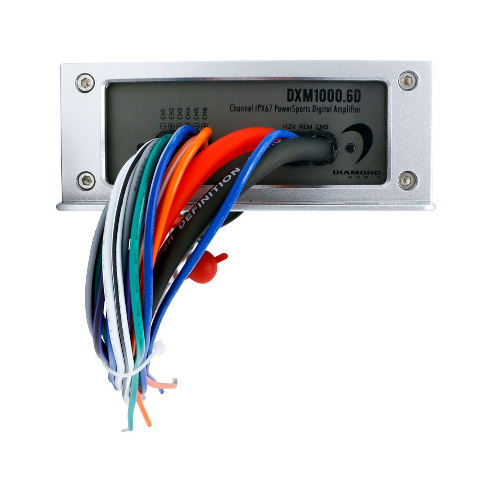 DXM Series 6 - Channel 1000W RMS Full Range Class D Waterproof Amplifier - DXM1000.6D - DXM1000.6D - Diamond Audio