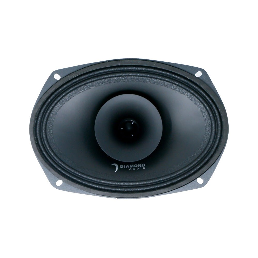 MP Series 6"x9" 2 - Way Full - Range Coaxial Speakers w/1" Horn Tweeter (4Ω) - MP694 - MP694 - Diamond Audio