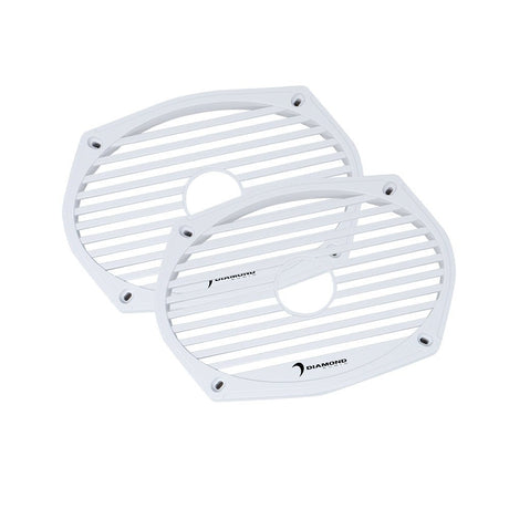 MS69CXG – Motorsport 6″x9″ White Grills (Pair) - MS69CXG - Diamond Audio