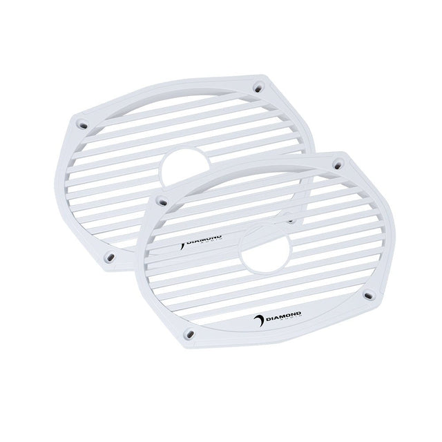 MS69CXG – Motorsport 6″x9″ White Grills (Pair) - MS69CXG - Diamond Audio