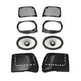 2014 - 2023 Harley Davidson® Cut In Lid Kit with HXM69F2 (2Ω) Speakers - MSHXM692LK - MSHXM692LK - Diamond Audio