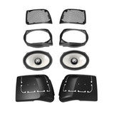 2014 - 2023 Harley Davidson® Cut In Lid Kit with HXM69F4 (4Ω) Speakers - MSHXM694LK - MSHXM694LK - Diamond Audio
