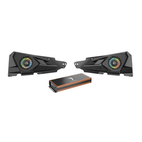 MSRZRKD12 - 2014+ RZR XP© 2DR/4DR 6.5" 2 - Way All Weather Front Speaker Set with 2 - Channel Amplifier - Diamond Audio