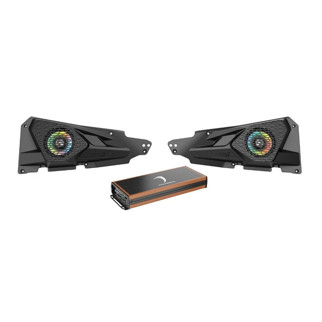 MSRZRKD12 - 2014+ RZR XP© 2DR/4DR 6.5" 2 - Way All Weather Front Speaker Set with 2 - Channel Amplifier - Diamond Audio