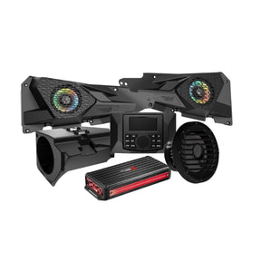 2014 + Razor Specific Front Speaker Kit with 4 Channel Digital Amplifier