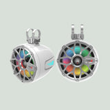 2-Way Speaker System - Pair, Black & White