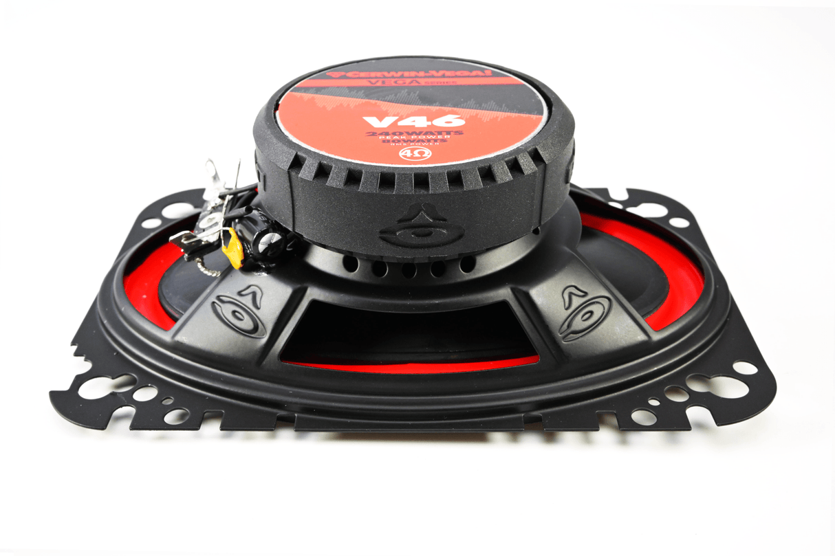 Vega 4"x6" 2-Way Coaxial Full Range Speakers (4Ω) - V46