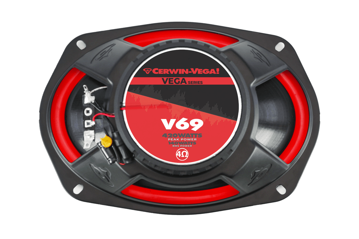 Vega 6"x 9" 2-WAY COAXIAL FULL RANGE SPEAKERS - V69