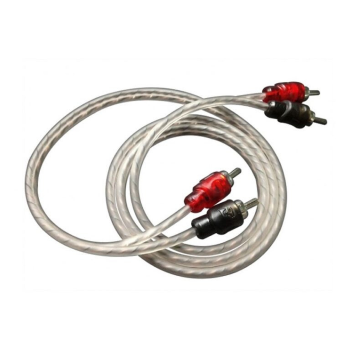 CRH17 - HED 2 in channel RCA Cable, 17ft, Spiral Shield, Single Molded Ends