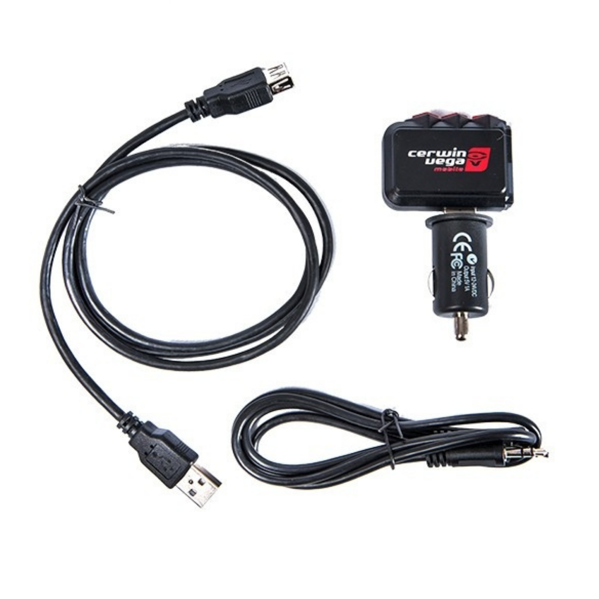 Cerwin Vega Bluetooth Receiver CVBTR6 Bluetooth Receiver with CLA and Mic for Hands-Free Calling USB Port